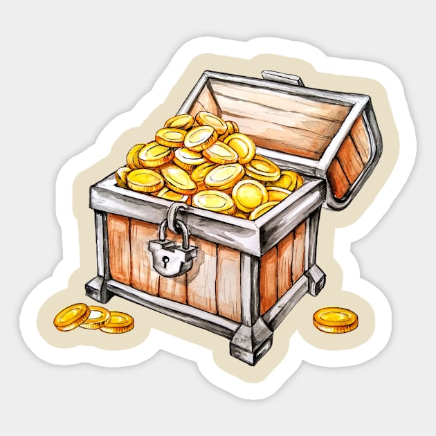 Pot of gold Sticker by WordFandom